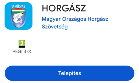 A HORGÁSZ applikáció